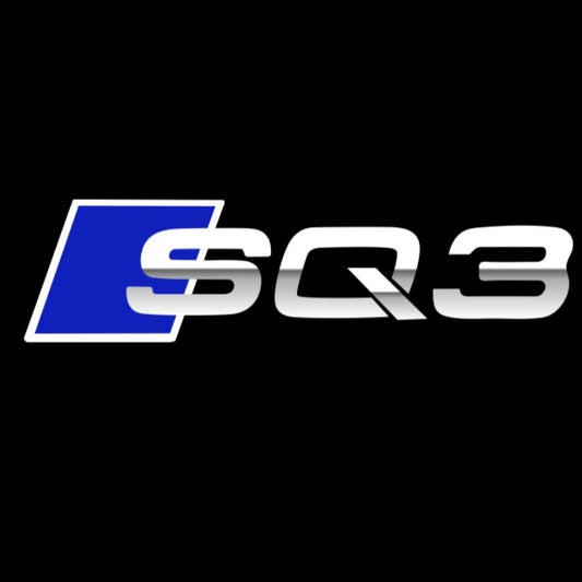 AUDI SQ3 LOGO PROJECTOT LIGHTS  (quantity 1 = 2 Logo Films /2 door lights）Nr.12B61