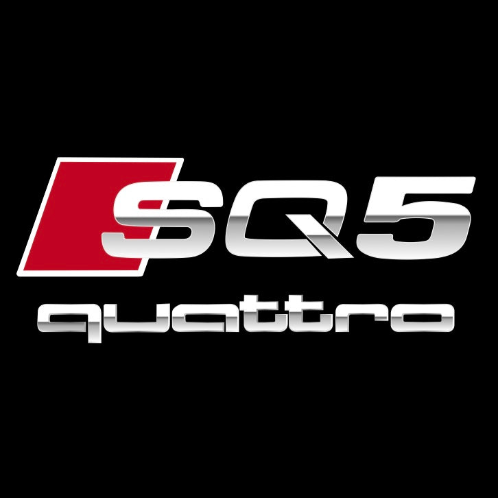 AUDI  SQ5 LOGO PROJECTOT LIGHTS  (quantity 1 = 2 Logo Films /2 door lights）Nr.12B30