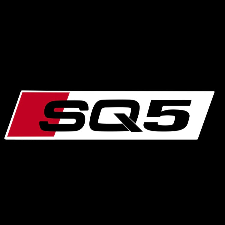 AUDI  SQ5 LOGO PROJECTOT LIGHTS  (quantity 1 = 2 Logo Films /2 door lights）Nr.12B31