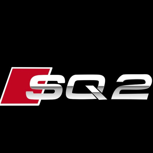 AUDI SQ2  LOGO PROJECTOT LIGHTS  (quantity 1 = 2 Logo Films /2 door lights）Nr.12B67