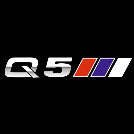 AUDI  Q5   LOGO PROJECTOT LIGHTS  (quantity 1 = 2 Logo Films /2 door lights）Nr.12B70