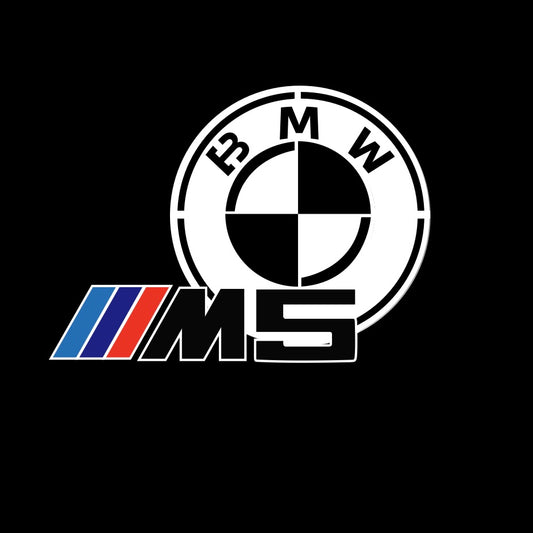 BMW  5 SERIES M5 LOGO PROJECTOT LIGHTS (quantity 1 = 1 sets/2 door lights) Nr.6024q66