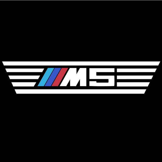 BMW 5 SERIES M5 LOGO PROJECTOT LIGHTS (quantity 1 = 1 sets/2 door lights) Nr.6024q67