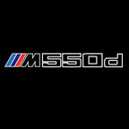 BMW 5 SERIES M550 d  LOGO PROJECTOT LIGHTS (quantity 1 = 1 sets/2 door lights) Nr.6024q57