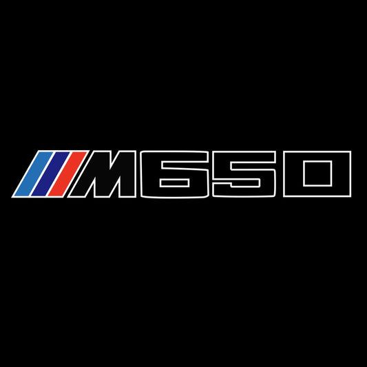 BMW 6 SERIES M650   LOGO PROJECTOT LIGHTS (quantity 1 = 1 sets/2 door lights) Nr.6024S27