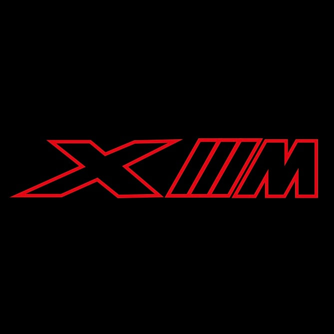 BMW M3 LOGO PROJECTOR LIGHTS Nr.24 (الكمية 1 = 1 مجموعة / 2 أضواء باب)