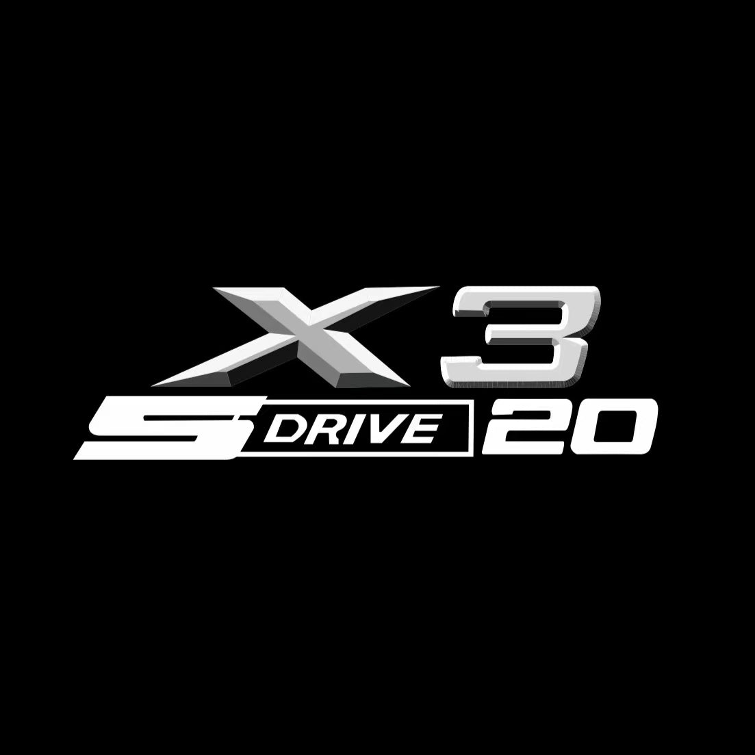 BMW  X3 S drive 20  LOGO PROJECTOT LIGHTS (quantity 1 = 1 sets/2 door lights) Nr.6024q0t19