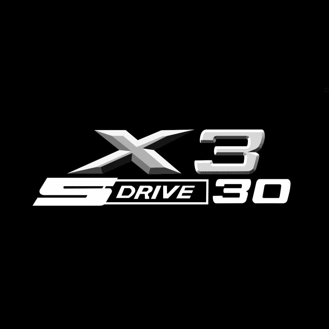 BMW X3 S drive 30  LOGO PROJECTOT LIGHTS (quantity 1 = 1 sets/2 door lights) Nr.6024q0t27