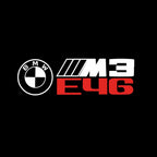 BMW 3 SERIES M3 E46  LOGO PROJECTOT LIGHTS (quantity 1 = 1 sets/2 door lights) Nr.6024q45