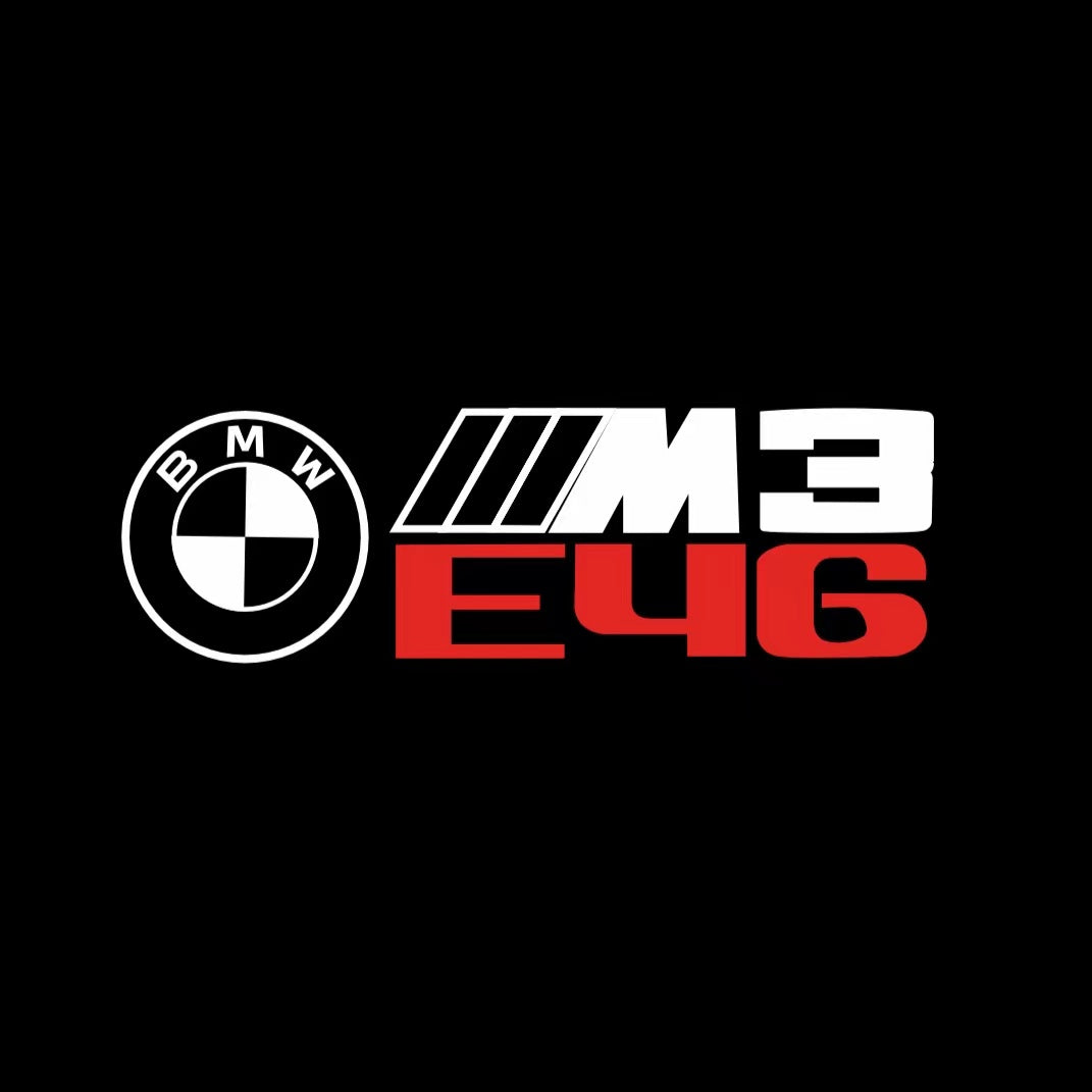 BMW 3 SERIES M3 E46  LOGO PROJECTOT LIGHTS (quantity 1 = 1 sets/2 door lights) Nr.6024q45