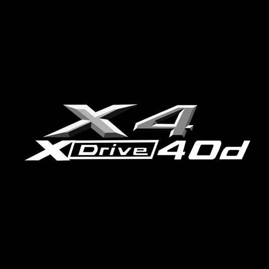 BMW X4 Drive 40d  LOGO PROJECTOT LIGHTS (quantity 1 = 1 sets/2 door lights) Nr.6024q0t040