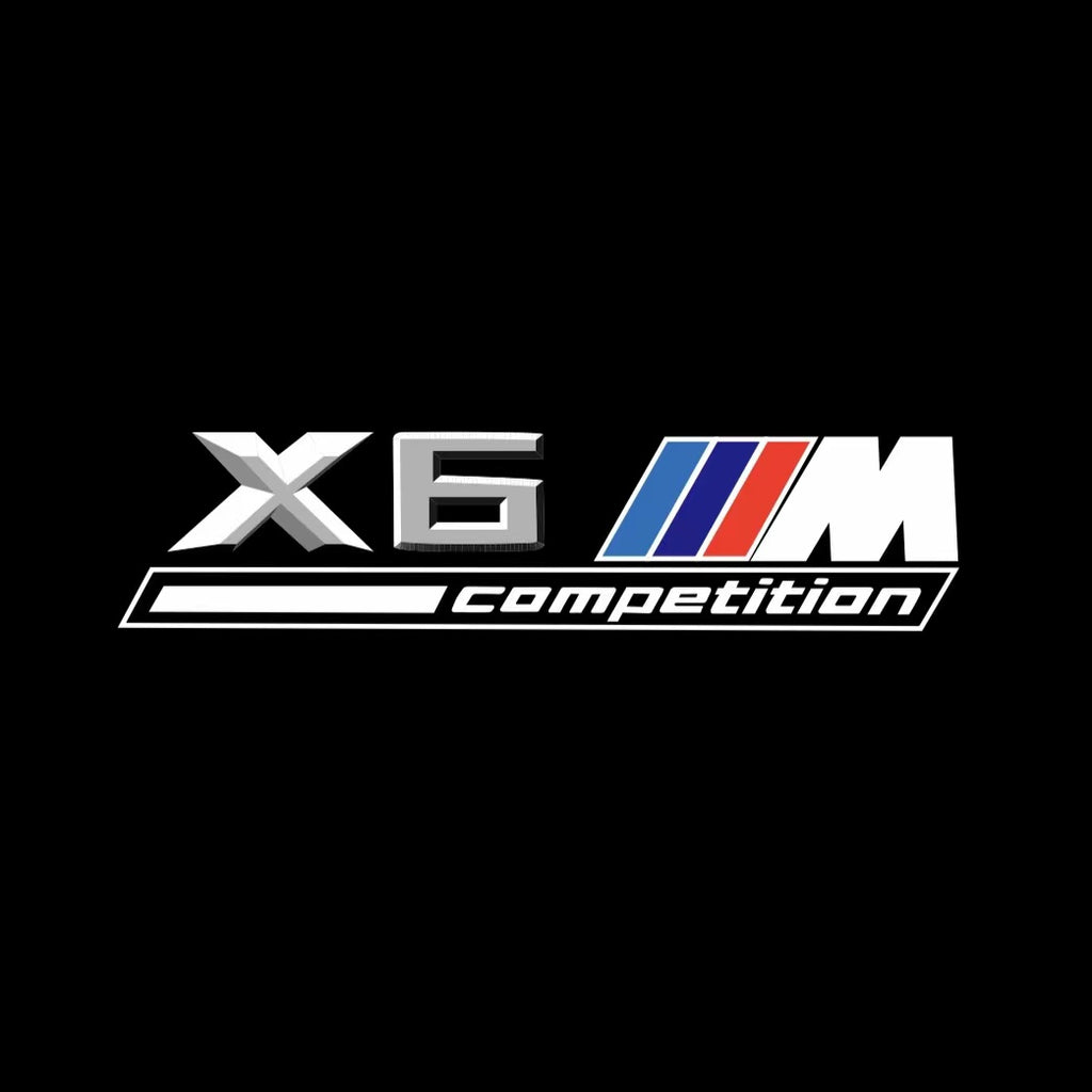 BMW M3 LOGO PROJECTOR LIGHTS Nr.24 (الكمية 1 = 1 مجموعة / 2 أضواء باب)