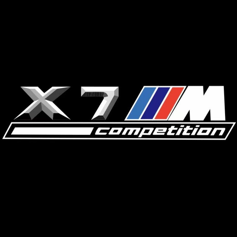 BMW M3 LOGO PROJECTOR LIGHTS Nr.24 (الكمية 1 = 1 مجموعة / 2 أضواء باب)