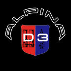 ALPINA D3  LOGO PROJECTOT LIGHTS  (quantity 1 = 1 sets/2 door lights) Nr.07A28