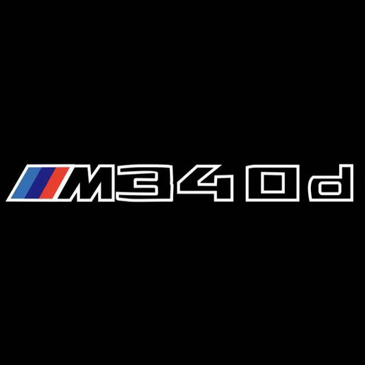 BMW 3 SERIES M340 d  LOGO PROJECTOT LIGHTS (quantity 1 = 1 sets/2 door lights) Nr.6024q30T