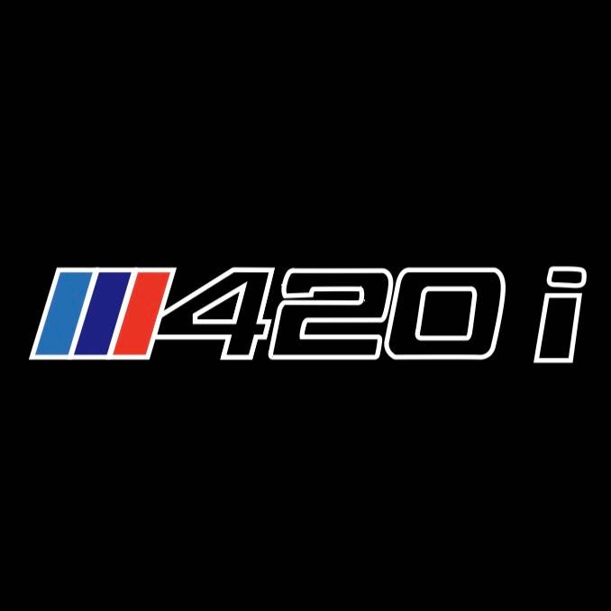 BMW  4 SERIES 420 i   LOGO PROJECTOT LIGHTS (quantity 1 = 1 sets/2 door lights) Nr.6024q53