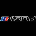 BMW 4  SERIES 430 d  LOGO PROJECTOT LIGHTS (quantity 1 = 1 sets/2 door lights) Nr.6024q45