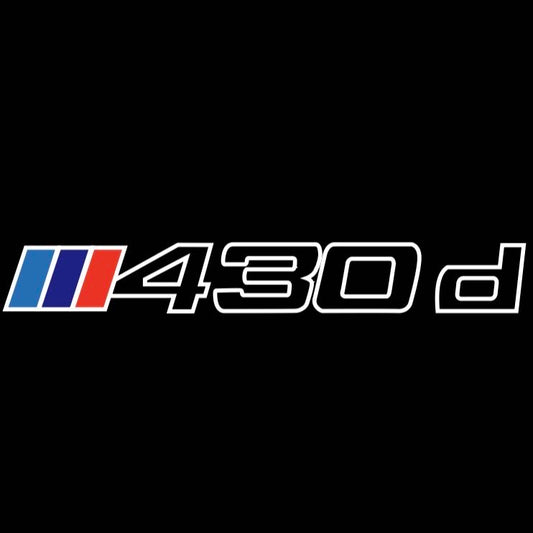 BMW 4  SERIES 430 d  LOGO PROJECTOT LIGHTS (quantity 1 = 1 sets/2 door lights) Nr.6024q45