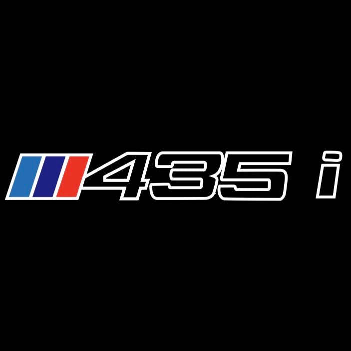 BMW 4  SERIES 435 i  LOGO PROJECTOT LIGHTS (quantity 1 = 1 sets/2 door lights) Nr.6024t35