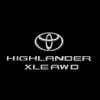 TOYOTA  HIGHLANDER LOGO PROJECROTR LIGHTS  (quantity 1 = 1 sets/2 door lights) Nr.0GP40