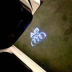 AUDI A8 LOGO PROJECTOT LIGHTS Nr.46B2 (quantity 1 = 2 Logo Films /2 door lights）