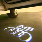 AUDI A8 LOGO PROJECTOT LIGHTS Nr.46B2 (quantity 1 = 2 Logo Films /2 door lights）
