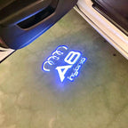 AUDI A8 LOGO PROJECTOT LIGHTS Nr.46B5(quantity 1 = 2 Logo Films /2 door lights）