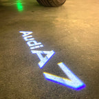 AUDI  A7 LOGO PROJECTOT LIGHTS  (quantity 1 = 2 Logo Films /2 door lights）Nr.12B82