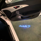 AUDI  A7 LOGO PROJECTOT LIGHTS  (quantity 1 = 2 Logo Films /2 door lights）Nr.12B82