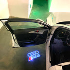 AUDI SQ3 LOGO PROJECTOT LIGHTS  (quantity 1 = 2 Logo Films /2 door lights）Nr.12B56