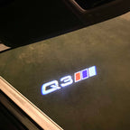 AUDI Q3 LOGO PROJECTOT LIGHTS  (quantity 1 = 2 Logo Films /2 door lights）Nr.12B41