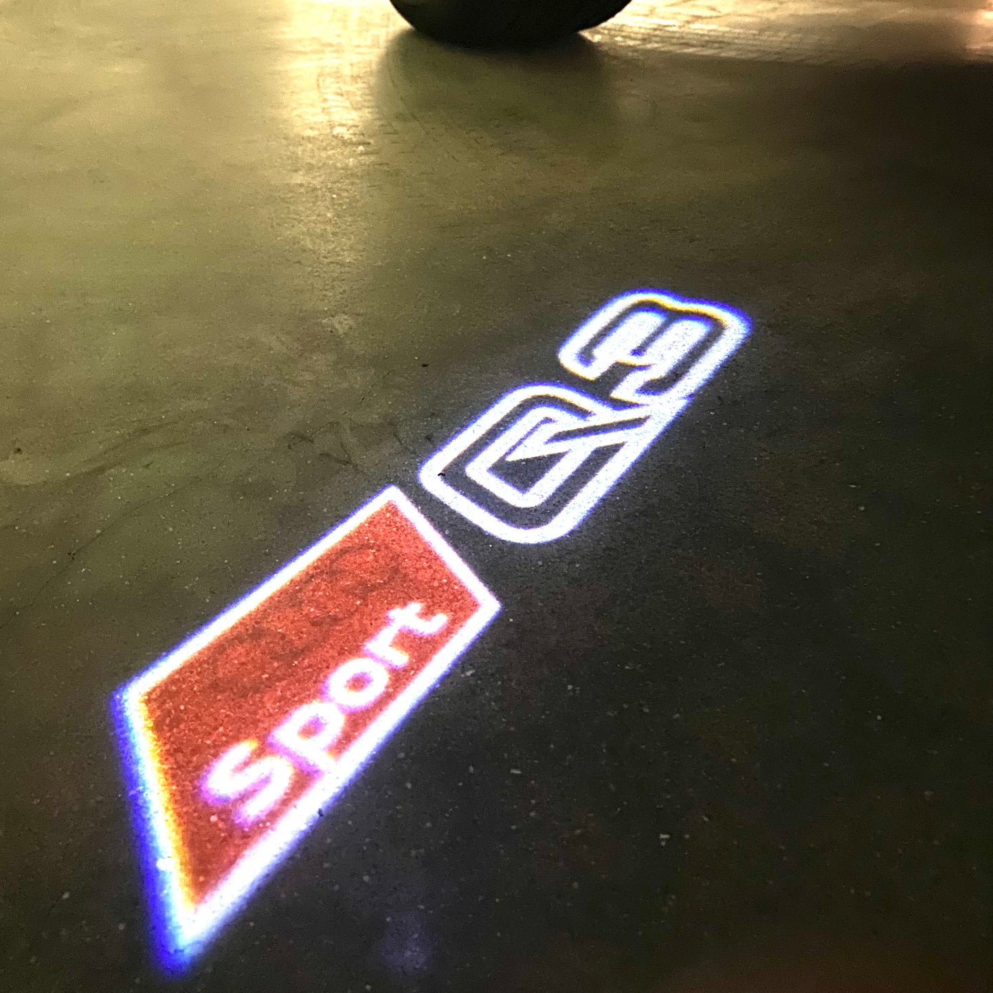AUDI Q3 LOGO PROJECTOT LIGHTS  (quantity 1 = 2 Logo Films /2 door lights）Nr.12B60
