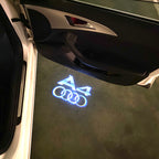 AUDI A4 LOGO PROJECTOT LIGHTS  (quantity 1 = 2 Logo Films /2 door lights）Nr.12B95