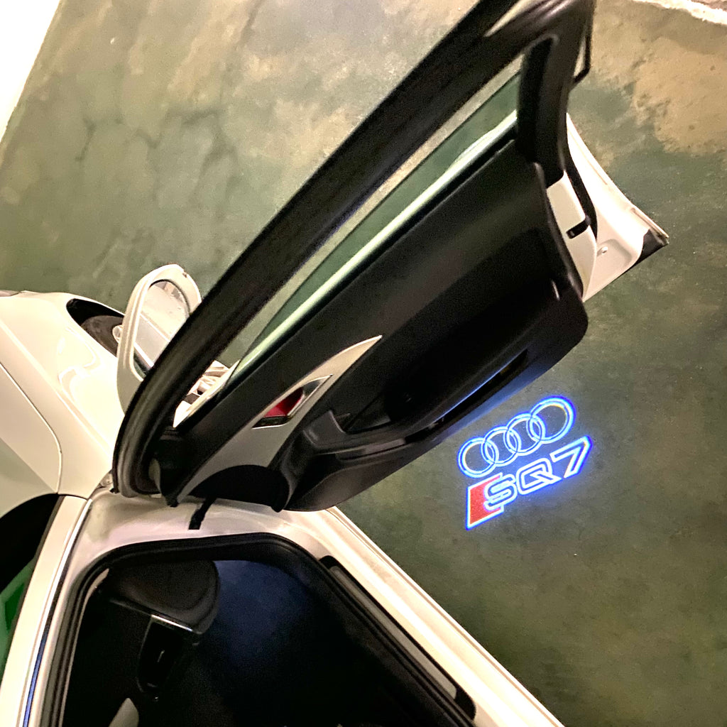 AUDI  SQ7 LOGO PROJECTOT LIGHTS  (quantity 1 = 2 Logo Films /2 door lights）Nr.12B63
