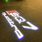 AUDI  SQ7 LOGO PROJECTOT LIGHTS  (quantity 1 = 2 Logo Films /2 door lights）Nr.12B64