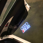 AUDI  Q2 LOGO PROJECTOT LIGHTS  (quantity 1 = 2 Logo Films /2 door lights）Nr.12B65