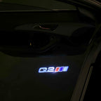 AUDI  Q2  LOGO PROJECTOT LIGHTS  (quantity 1 = 2 Logo Films /2 door lights）Nr.12B40