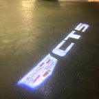 CADILLAC CT5 LOGO PROJECTOT LIGHTS Nr.9790 (quantity 1 = 2 Logo Films /2 door lights）