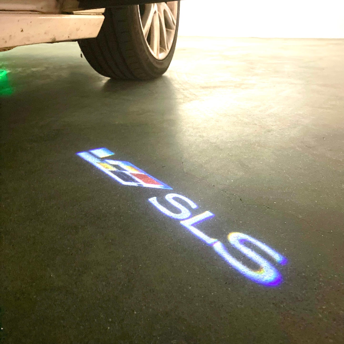 CADILLAC SLS LOGO PROJECTOT LIGHTS Nr.9801 (quantity 1 = 2 Logo Films /2 door lights）