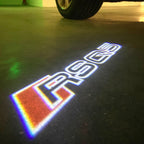 AUDI  RSQ5 LOGO PROJECTOT LIGHTS  (quantity 1 = 2 Logo Films /2 door lights）Nr.12B92