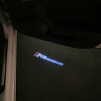 AUDI  RS LOGO PROJECTOT LIGHTS  (quantity 1 = 2 Logo Films /2 door lights）Nr.12B39