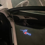 AUDI  R8 LOGO PROJECTOT LIGHTS  (quantity 1 = 2 Logo Films /2 door lights）Nr.12B25