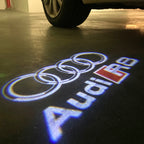 AUDI  R8 LOGO PROJECTOT LIGHTS  (quantity 1 = 2 Logo Films /2 door lights）Nr.12B54