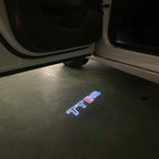AUDI  TTRS LOGO PROJECTOT LIGHTS  (quantity 1 = 2 Logo Films /2 door lights）Nr.12B18