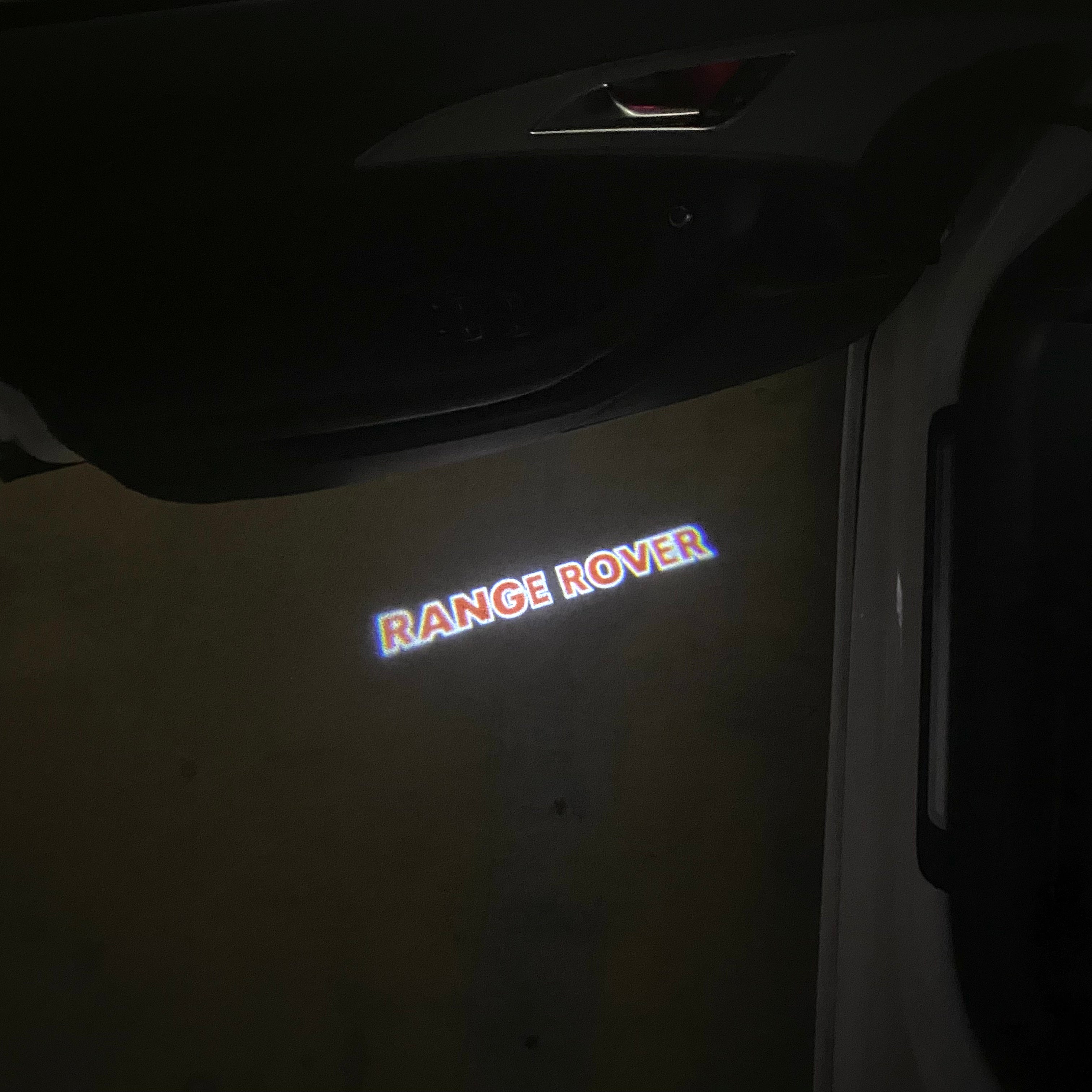 Land Rover  RANGE ROVER LOGO PROJECROTR LIGHTS Nr.1114 (quantity 1 = 1 sets/2 door lights)