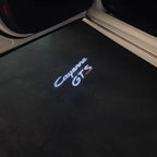 PORSCHE Cayenne GTS LOGO PROJECTOT LIGHTS Nr.61 (quantity  1 =  2 Logo Film /  2 door lights)