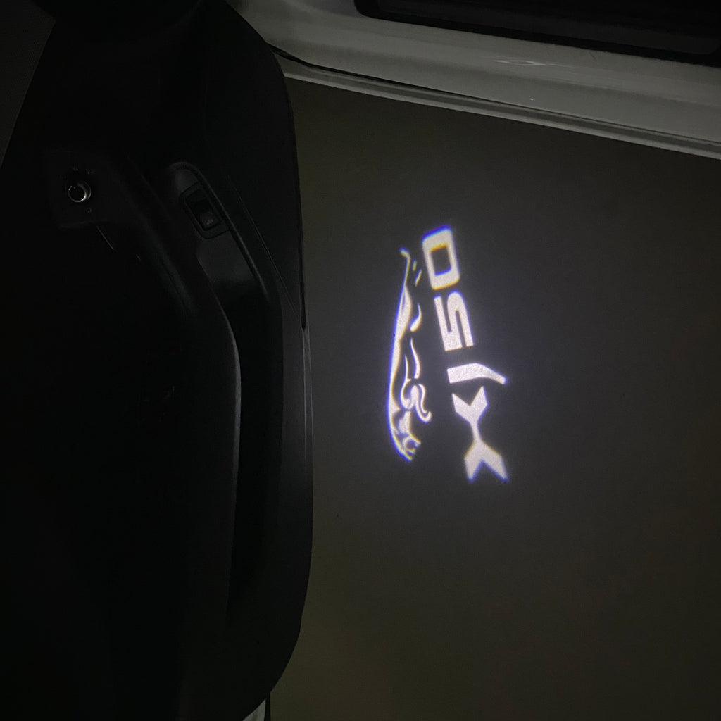 JAGUAR XJ 50 LOGO PROJECROTR LIGHTS Nr.90  (quantity 1 = 1 sets/2 door lights)