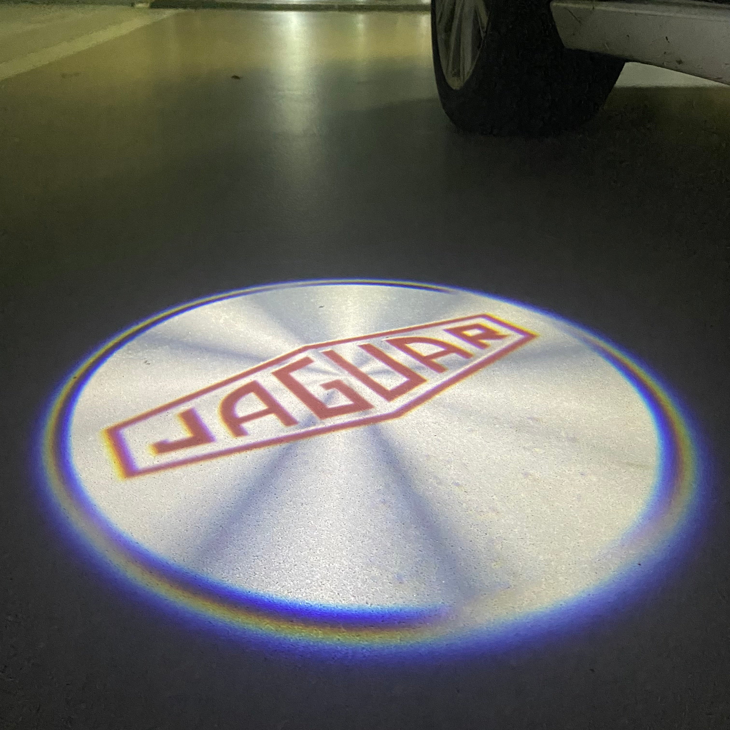 JAGUAR Original LOGO PROJECROTR LIGHTS Nr.10 (quantity 1 = 1 sets/2 door lights)