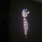 MINI JOHN COOPER   LOGO PROJECROTR LIGHTS  (quantity  1 =  2 Logo Film /  2 door lights)  Nr.mini001