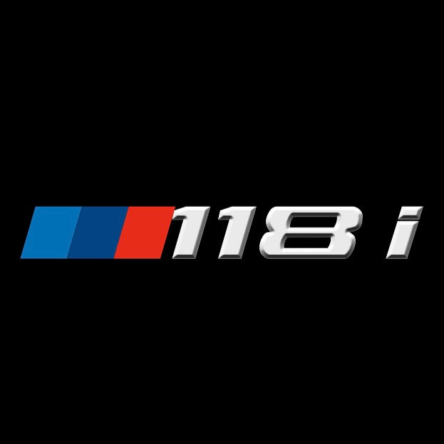 LUCES DE PROYECTOR DEL LOGOTIPO BMW M3 Nr.24 (cantidad 1 = 1 juegos / 2 luces de puerta)